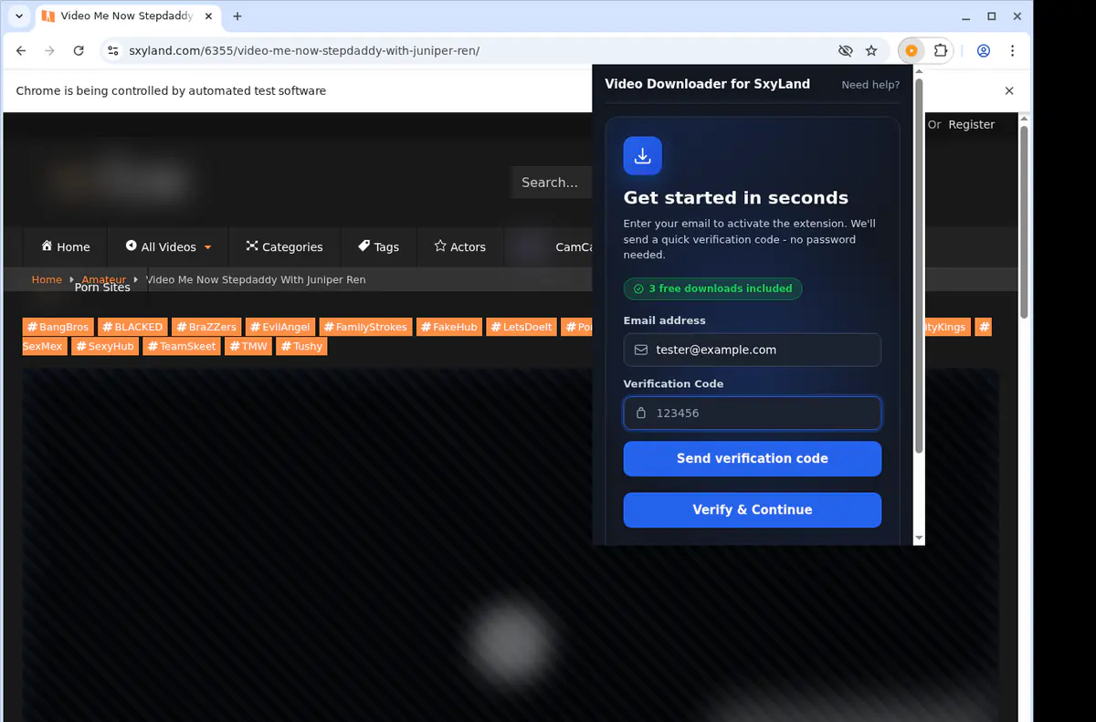 Sxyland Video Downloader screenshot 4